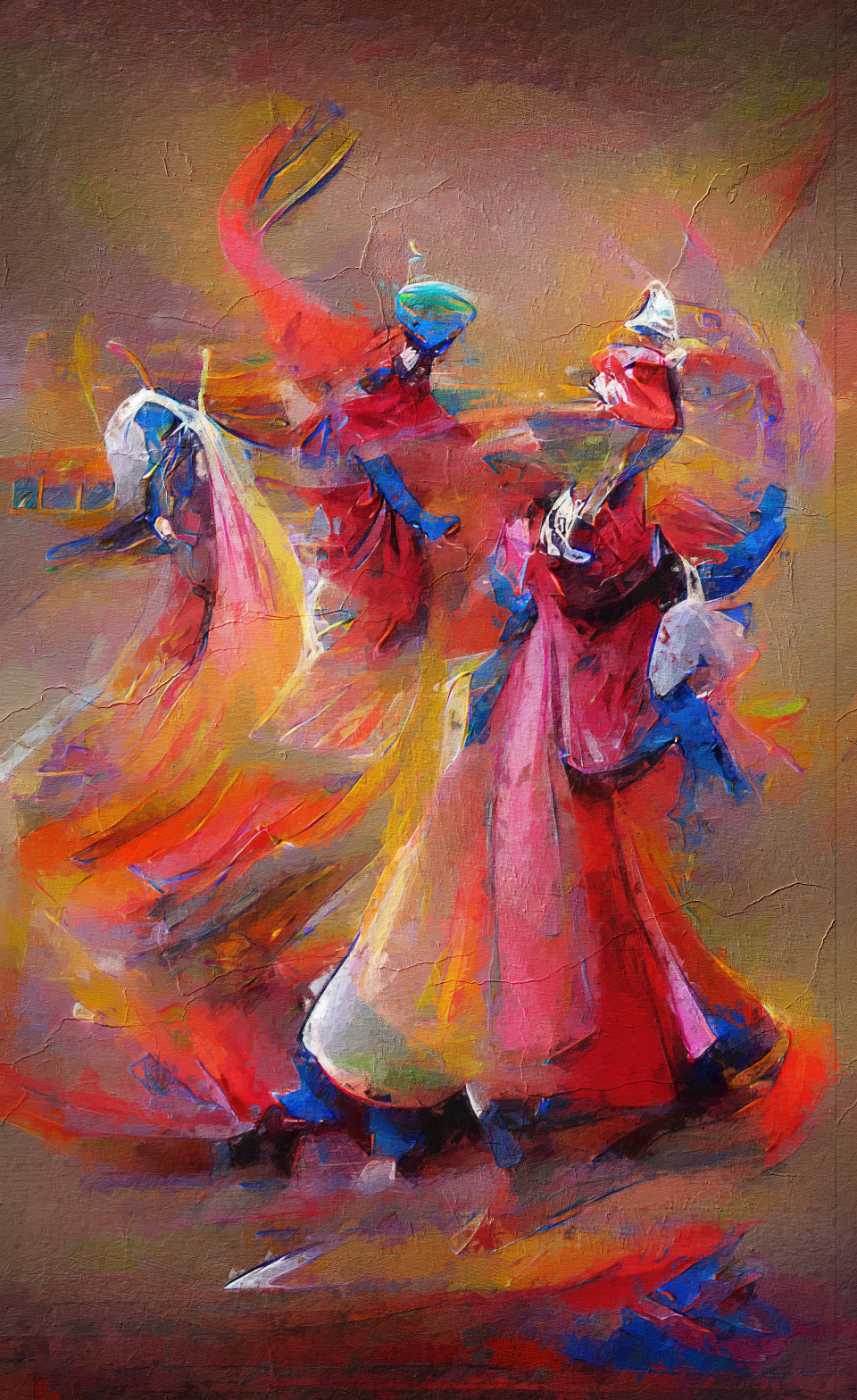 Ramadan Red Painting