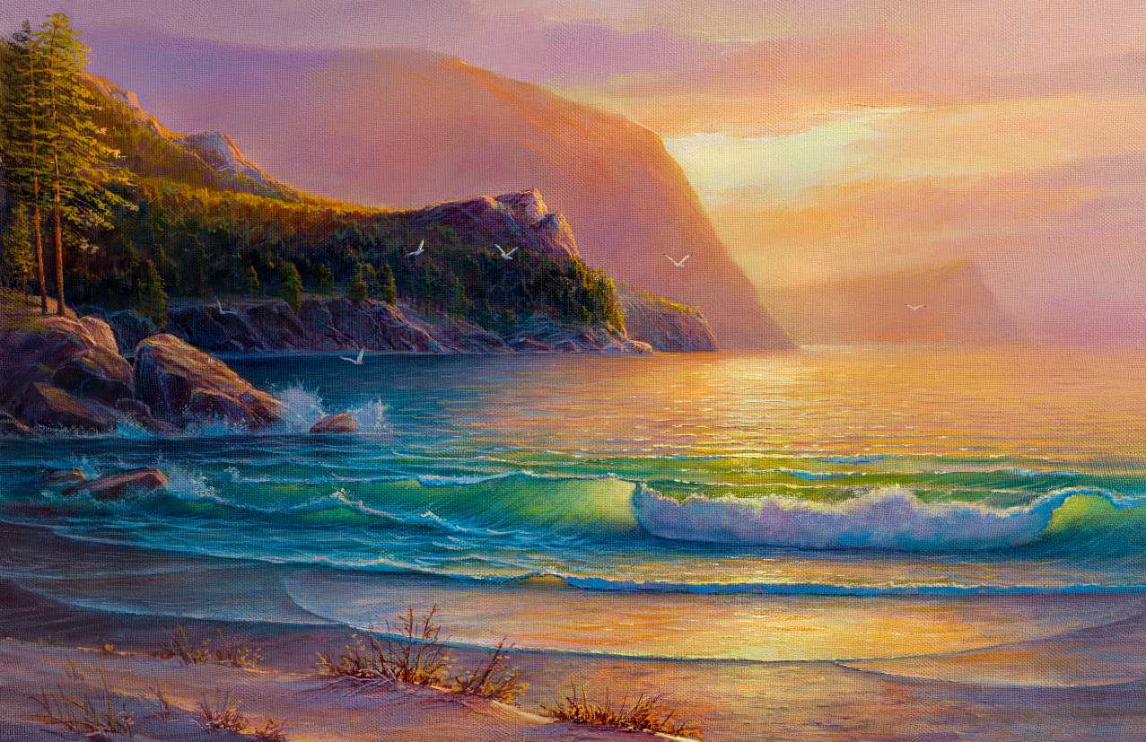 Gloaming ocean
