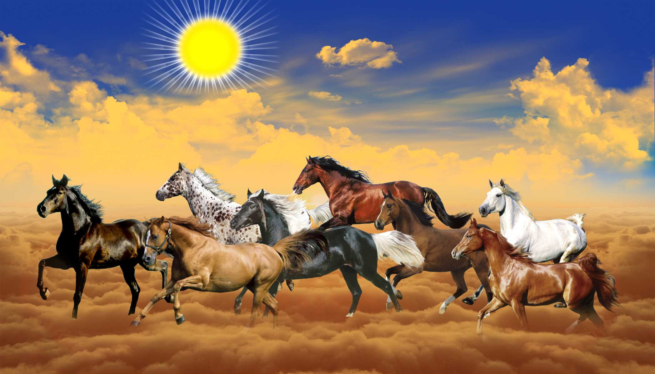 Running Horses