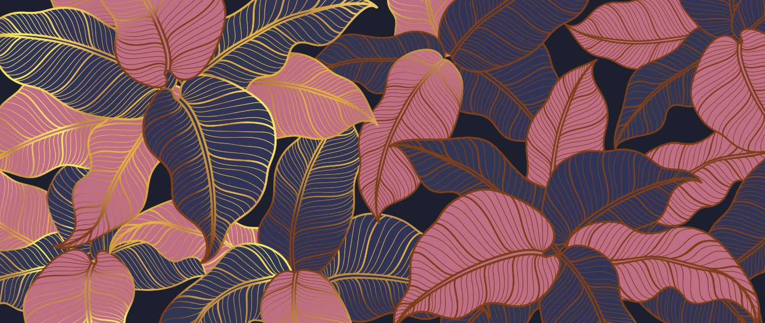 Pink Leaves