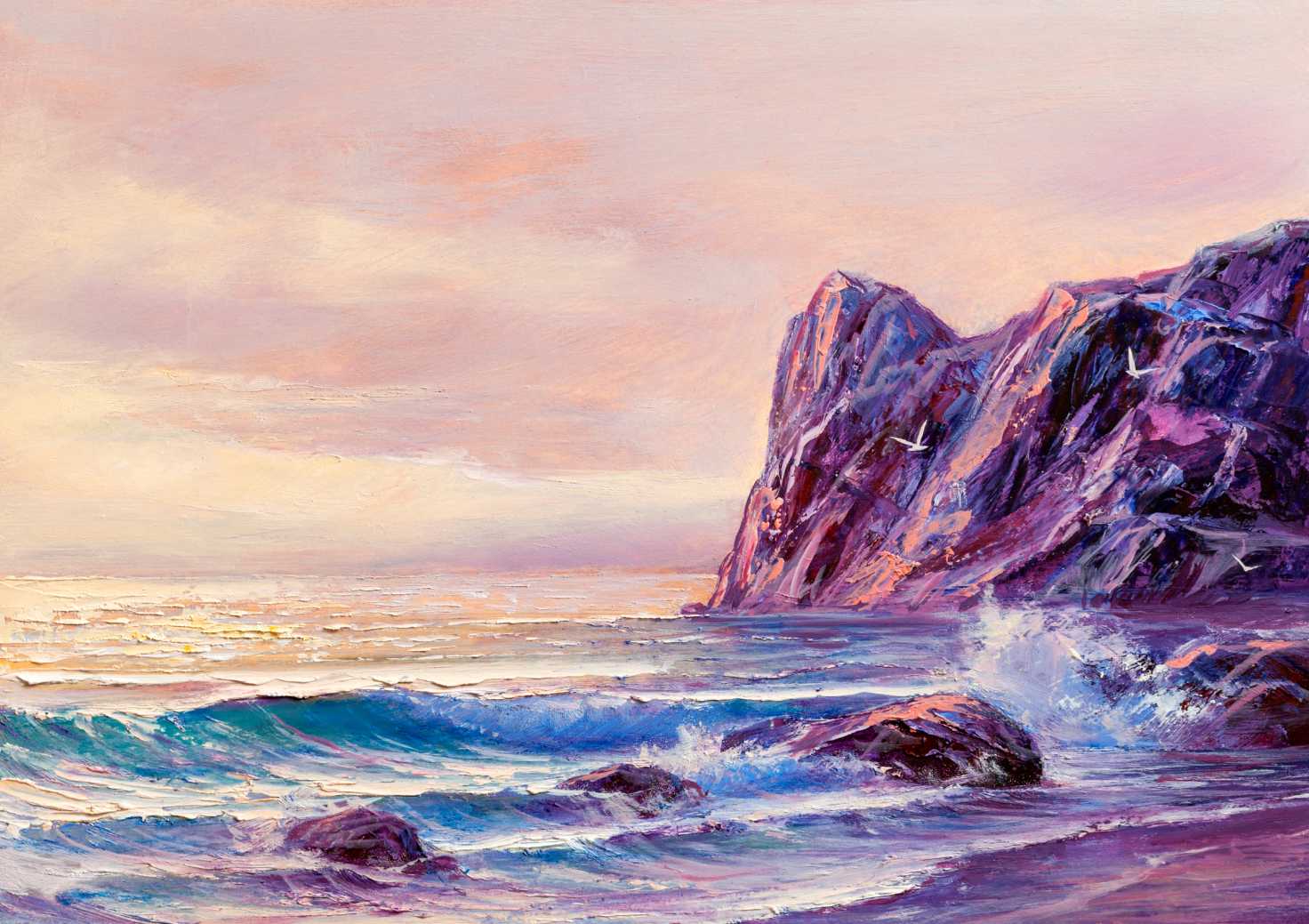 Purple sea