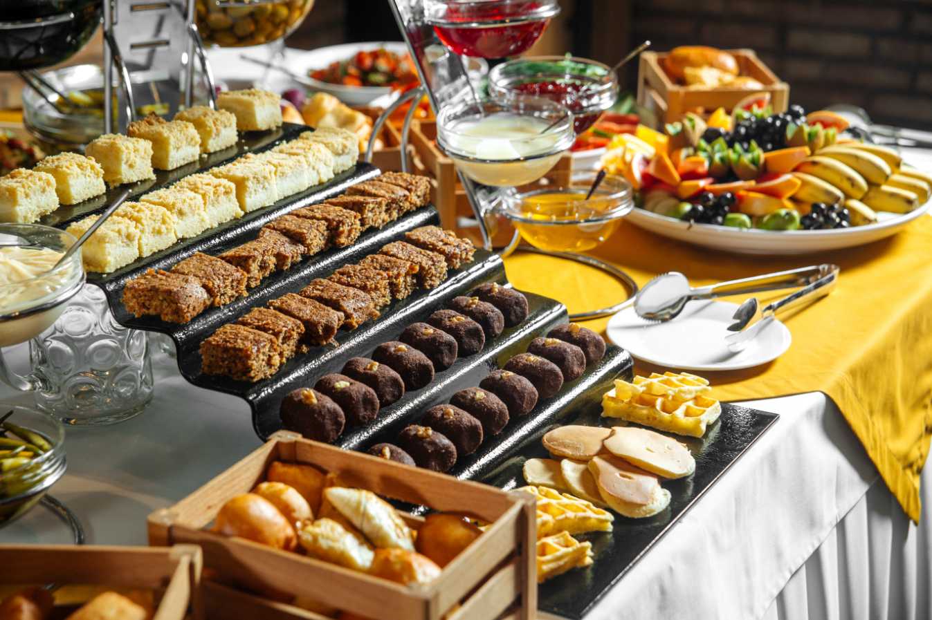 Lunch Buffet Photography Print - ArtSmiley