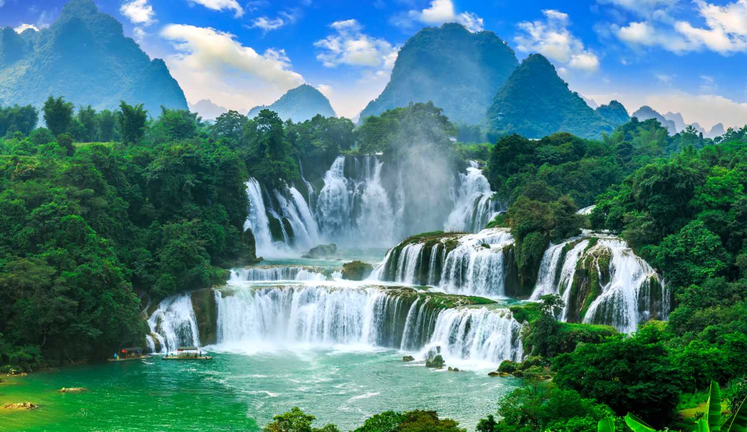 Waterfall in Forest