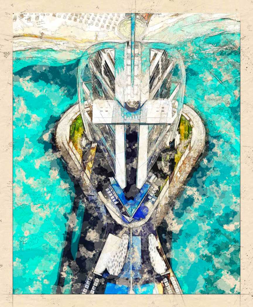 Flying High over Dubai