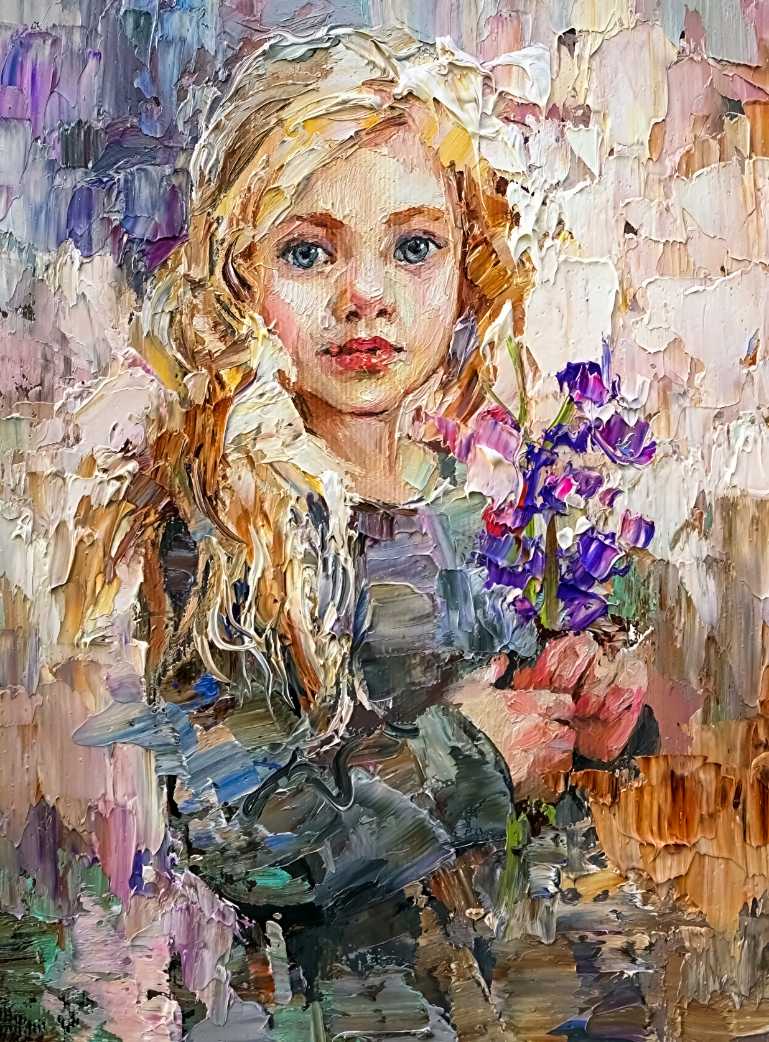 Little blonde hair girl