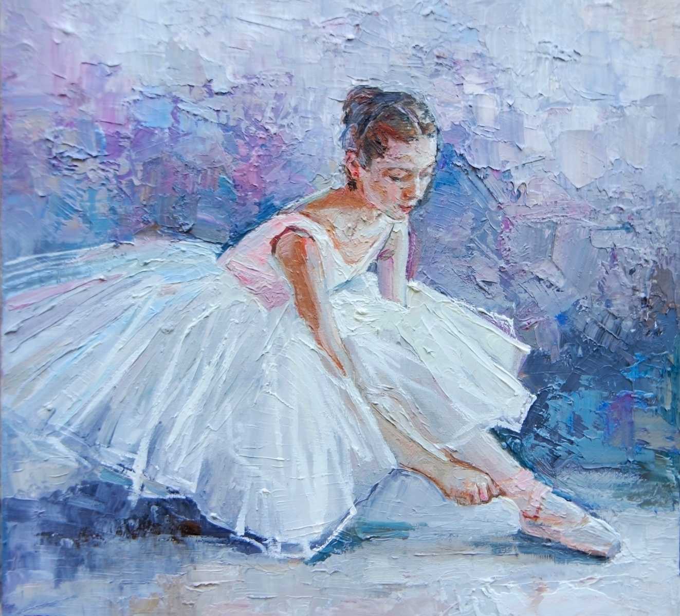 Ballerina in a lush