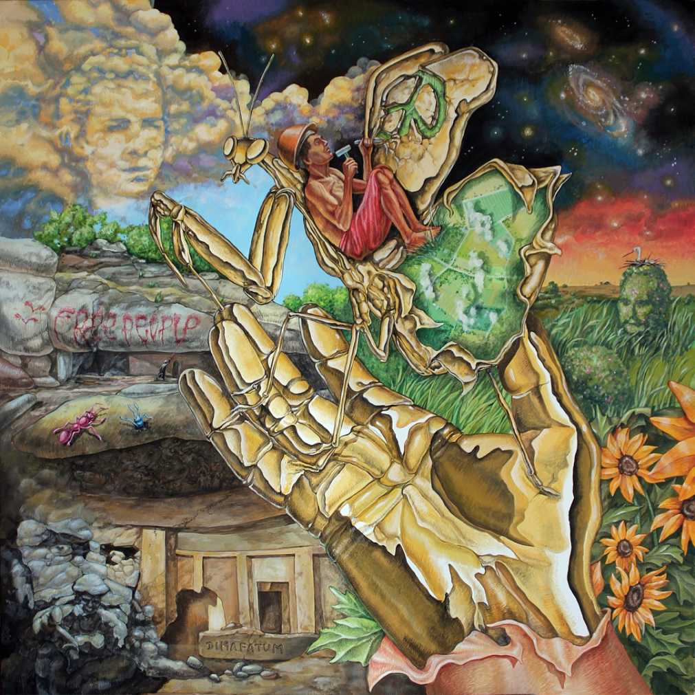 Abstract nature-inspired artwork in earthy tones, perfect for modern home or office wall decor