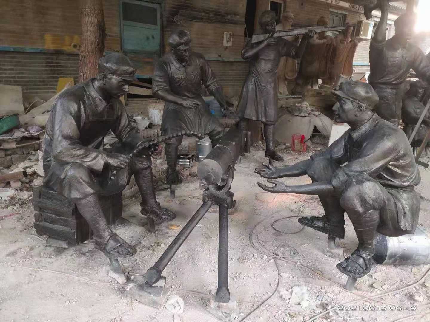 Soldier Preparing For War