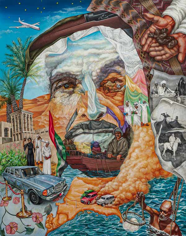 His Highness Sheikh Zayed Bin Sultan Al Nahyan
