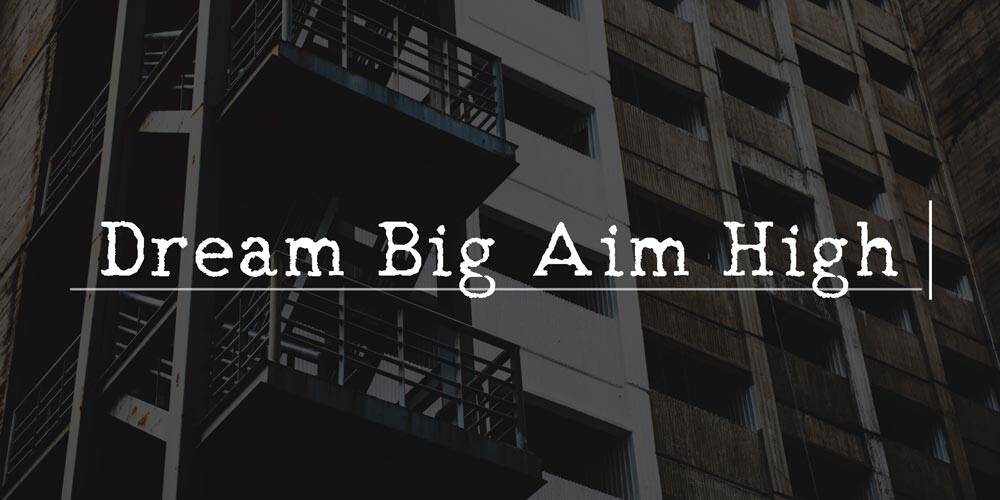 Dream Believe Achieve Glass Printing