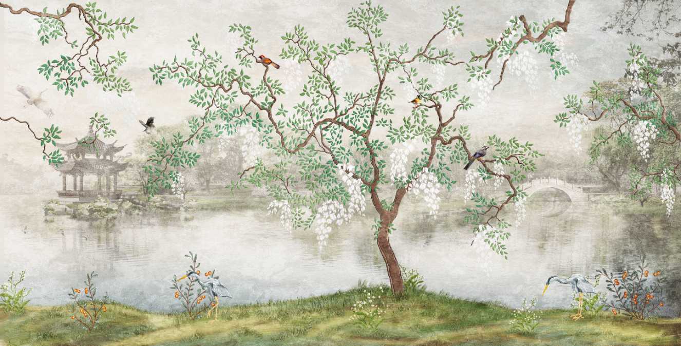 Misty landscape