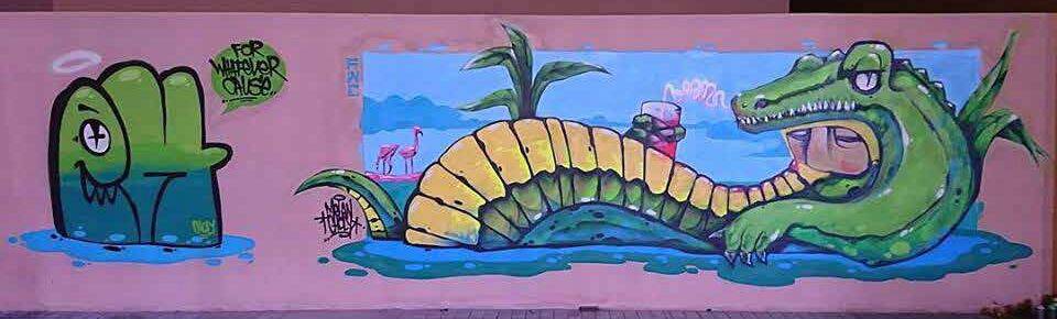 Crocodile in the oceans