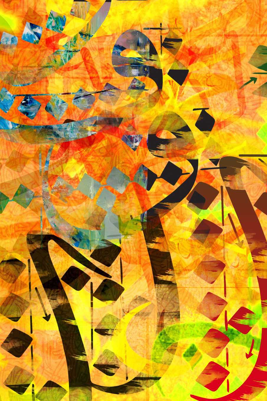 Abstract Arabic Calligraphy