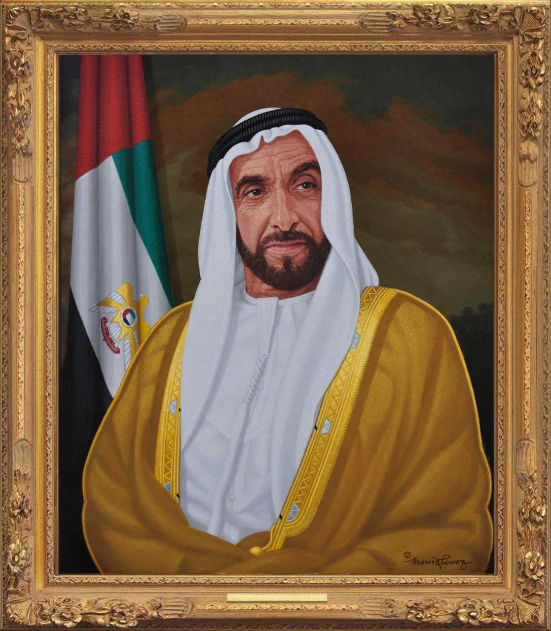 His Highness Sheikh Zayed bin Sultan Al Nahyan