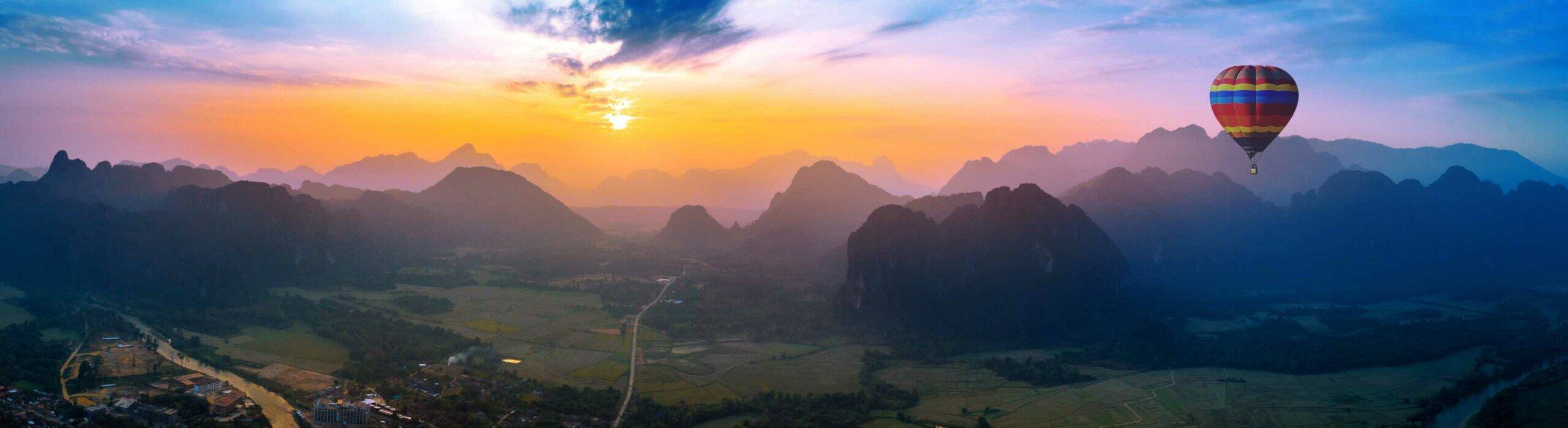 Aerial View of Mountain