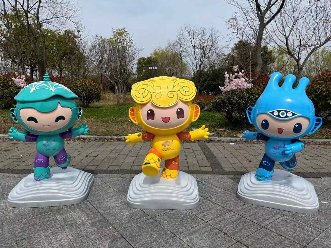 Yellow and Blue Cartoon