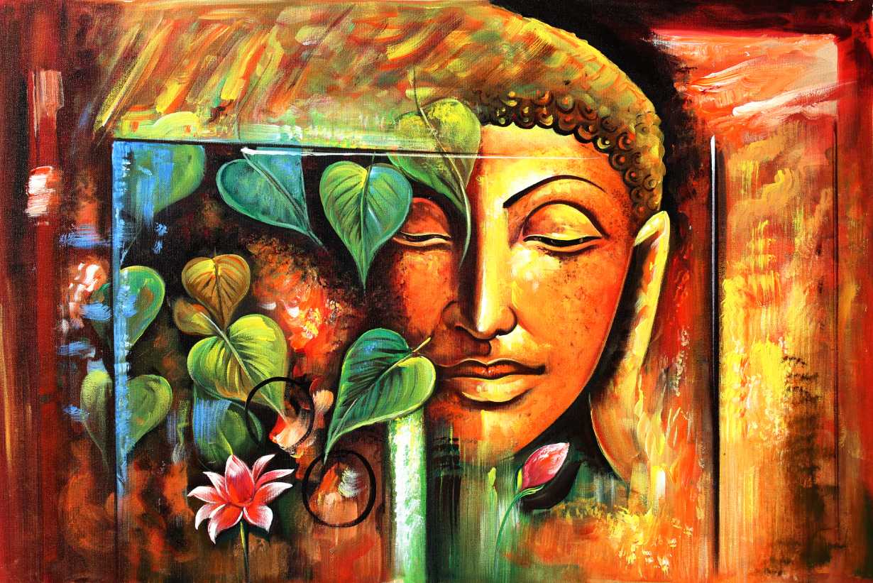 Lord spiritual buddha meditating