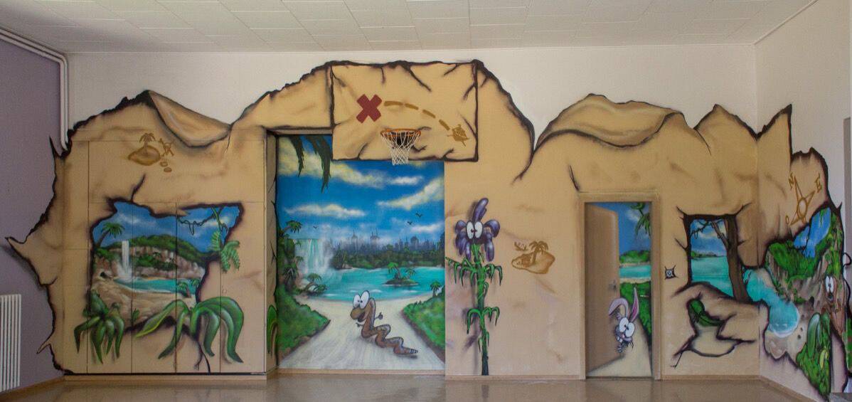 Cartoon scenery
