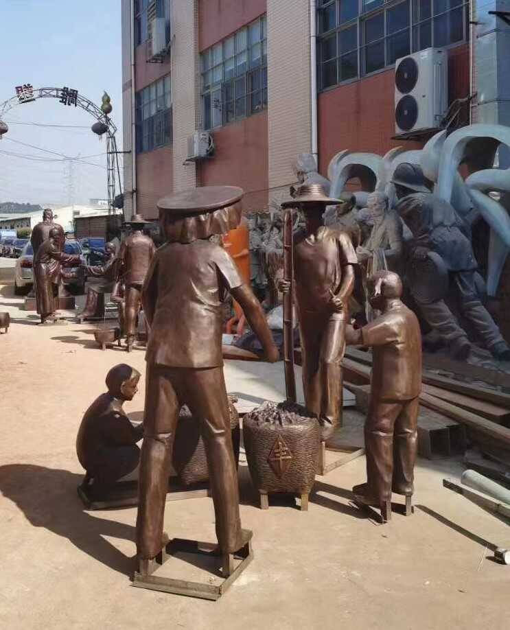 Two Person Discusing