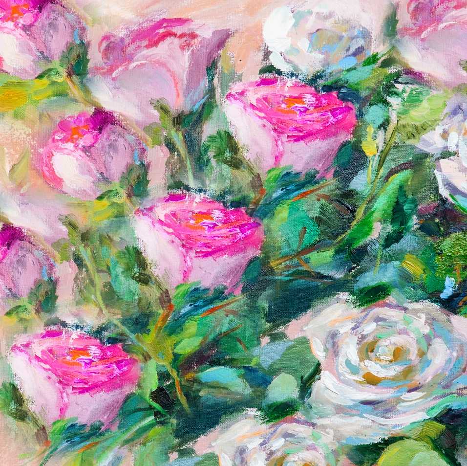 Pink and White Flower